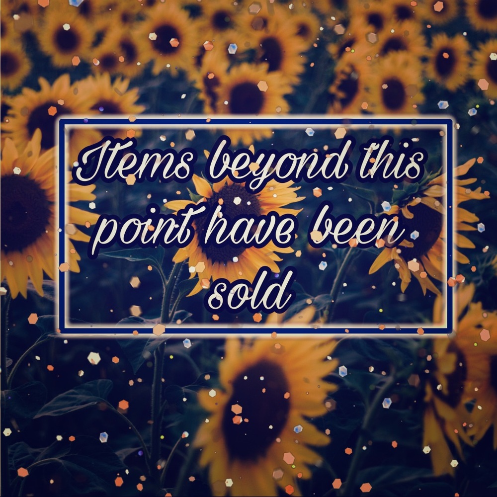 Items Beyond This Point Have Been Sold